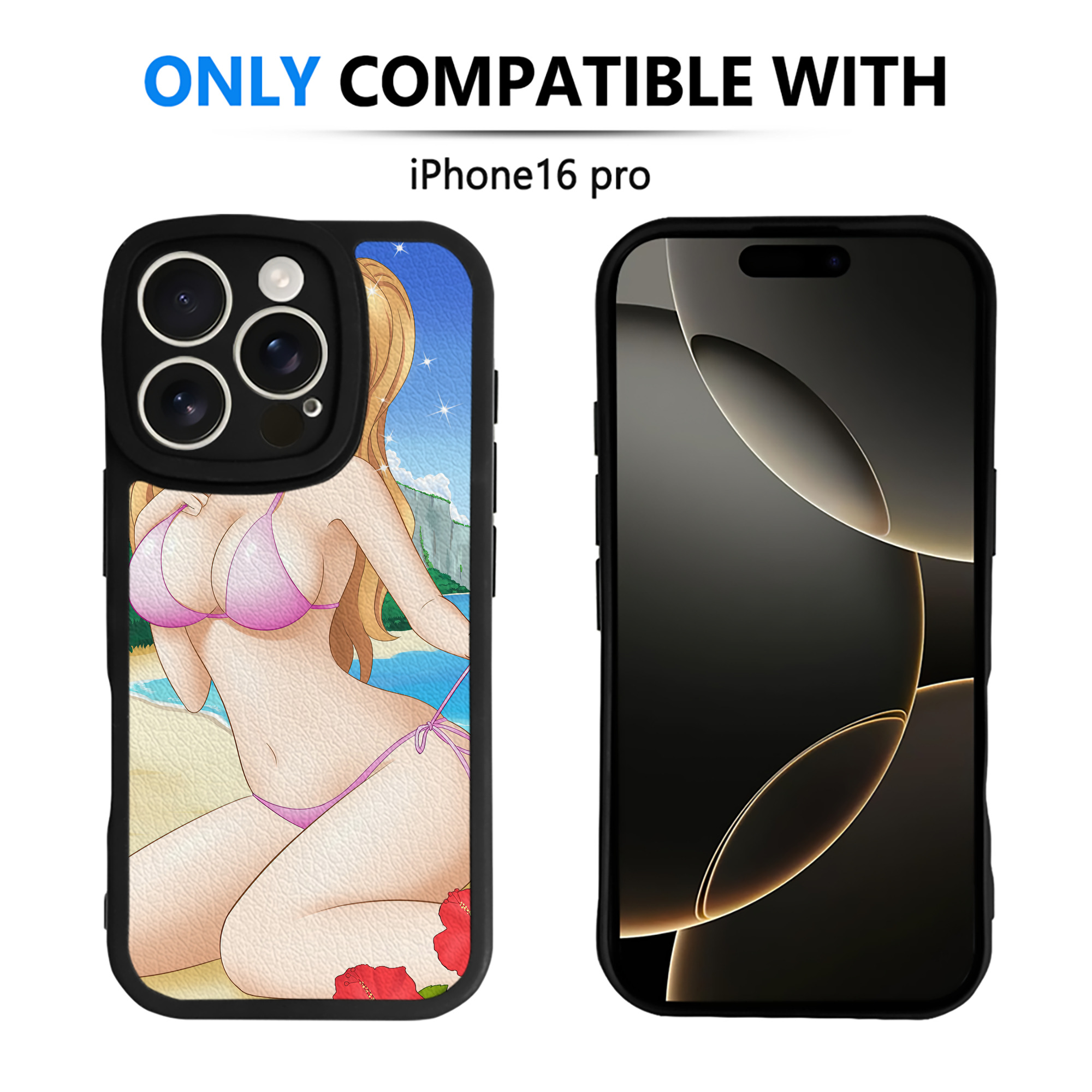 （画像用） ワンピース ONE PIECE 【iPhone 16シリーズ対応】シリコンスマホケース（レザー調） 材質：シリコン